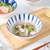 Sophisticated Hat-Shaped Ceramic Bowls Set - 7''/8'' - Japanese Inspired