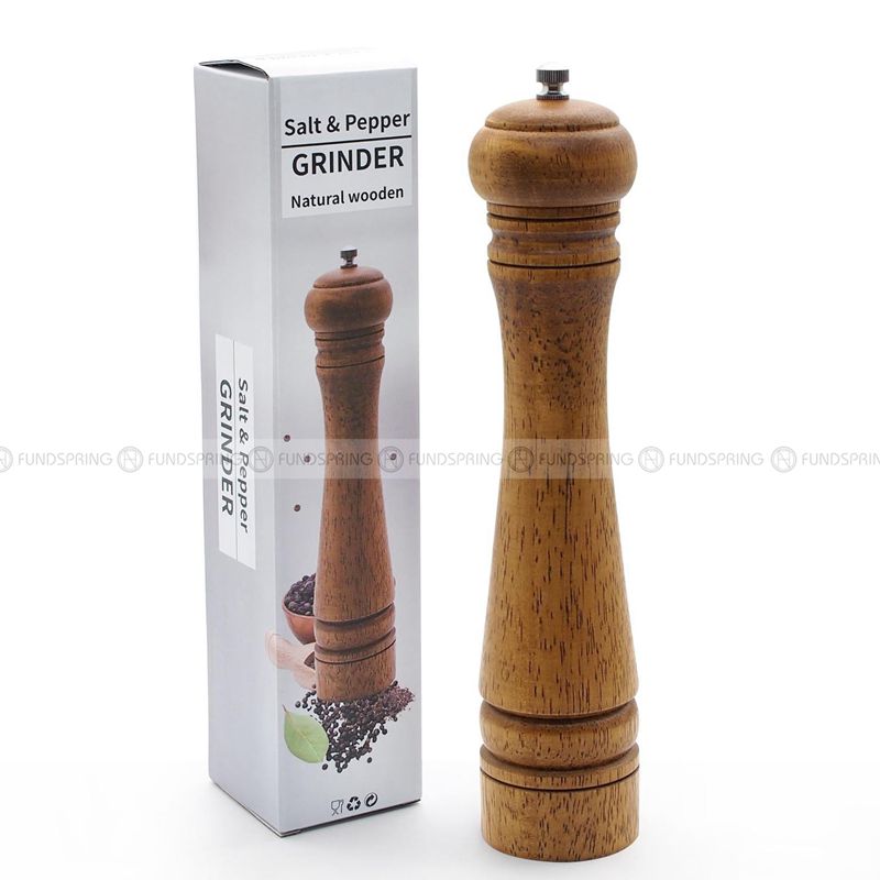 Elegant WoodCraft Manual Salt and Pepper Grinder Set Elegant WoodCraft Manual Salt and Pepper Grinder Set