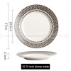 Weiss Series Straw Hat Dish Restaurant Dinnerware Shallow Plate Weiss Series Straw Hat Dish Restaurant Dinnerware Shallow Plate