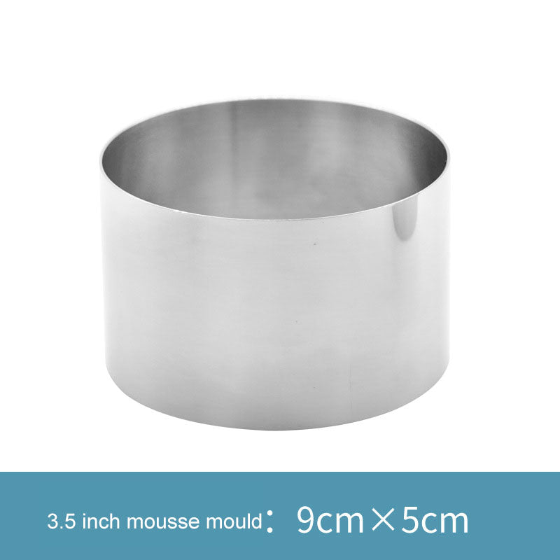 DIY Baking Tools Mousse Ring Thickened Cake Ring Round Baking Mold DIY Baking Tools Mousse Ring Thickened Cake Ring Round Baking Mold
