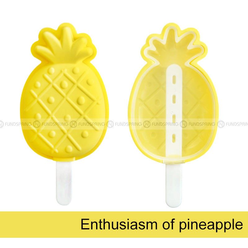 Creative 3D Ice Cream Silicone Mold with Lid – Handmade Popsicle Tool Creative 3D Ice Cream Silicone Mold with Lid – Handmade Popsicle Tool