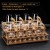 Golden Foil Glass*8+Golden Foil Dispenser*8+Rectangular Rack  + $110.00 