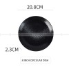 Japanese Ceramic Plate Gradient Glaze Dinnerware 6/8/10 Inches Shallow Plate Japanese Ceramic Plate Gradient Glaze Dinnerware 6/8/10 Inches Shallow Plate