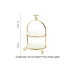 Elegant Ceramic Afternoon Tea Snack Tray: Sophisticated Dessert Table Display Rack