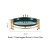 Three-legged Stand + 8'' Green Plate  - $73.00 
