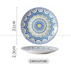 Porcelain Dinnerware Flowerish Hand-painted Plate Pattern Dinner Plate