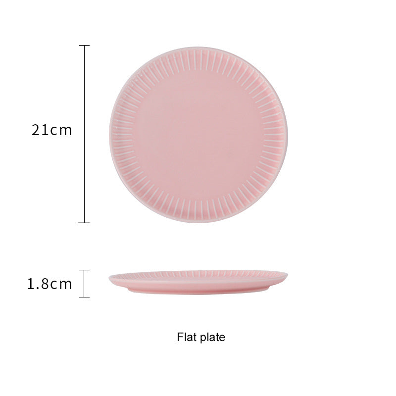 Minimalist Dinnerware Set: Solid Color Ceramic Bowls and Plates for Elegant Home Dining Minimalist Dinnerware Set: Solid Color Ceramic Bowls and Plates for Elegant Home Dining