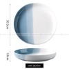 Ceramic Tableware Landscape Painting Dinnerware Gradient Bowls Plates Ceramic Tableware Landscape Painting Dinnerware Gradient Bowls Plates