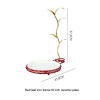 Ceramic Afternoon Tea and Snack Plate with Creative Dessert Display Stand