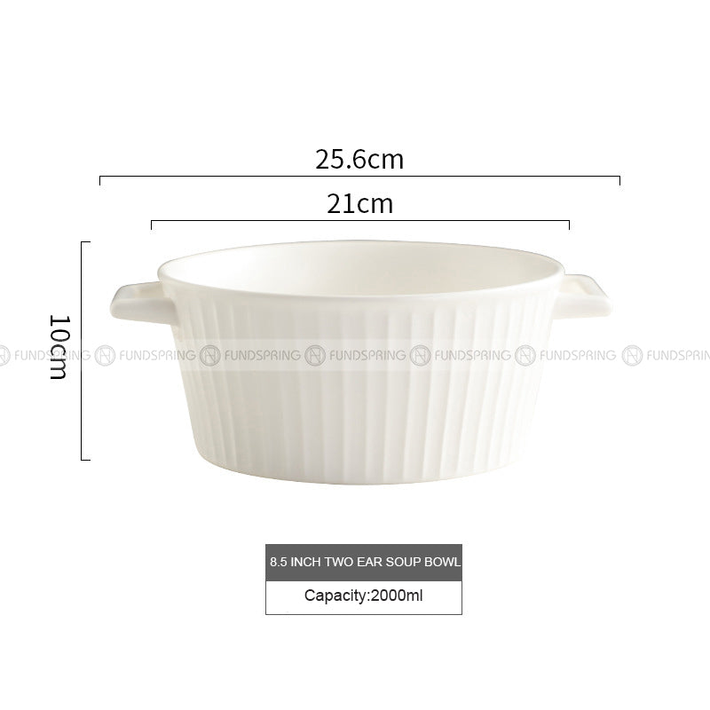 Nordic Tableware Vertical Stripes Dinnerware Ceramic Bowls Plates Nordic Tableware Vertical Stripes Dinnerware Ceramic Bowls Plates