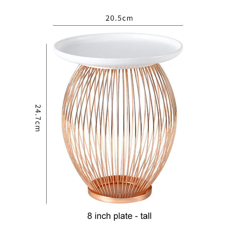 European Minimalist Fruit Plate for Hotel and Restaurant Pastry Storage Cake Display European Minimalist Fruit Plate for Hotel and Restaurant Pastry Storage Cake Display