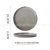 Japanese Vintage Dinnerware Ceramic Kiln Change Flat Dinning Plate Japanese Vintage Dinnerware Ceramic Kiln Change Flat Dinning Plate