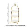 Elegant Ceramic Afternoon Tea Snack Tray: Sophisticated Dessert Table Display Rack