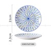 Porcelain Dinnerware Flowerish Hand-painted Plate Pattern Dinner Plate