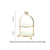 Elegant Ceramic Afternoon Tea Snack Tray: Sophisticated Dessert Table Display Rack