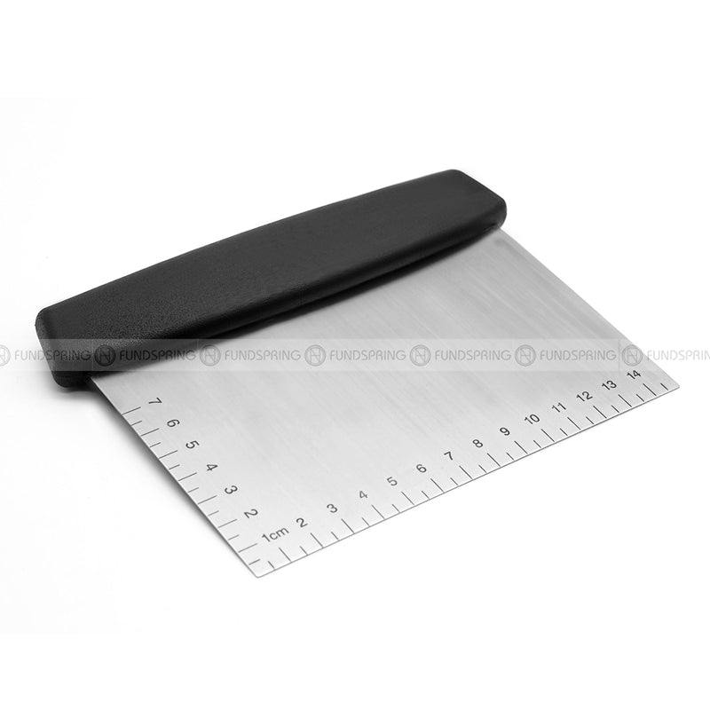 6.5-Inch Stainless Steel Flour Cutter Scale Dough Cutter Flour Scraper 6.5-Inch Stainless Steel Flour Cutter Scale Dough Cutter Flour Scraper
