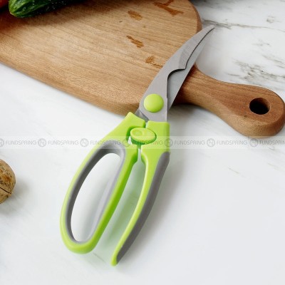 Long Blade Shears Stainless Steel Kitchen Food Scissors with Lock Long Blade Shears Stainless Steel Kitchen Food Scissors with Lock