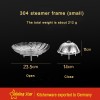 Foldable Steamer Frame Sttainless Steel Steamer Rack Steamer Insert Foldable Steamer Frame Sttainless Steel Steamer Rack Steamer Insert