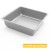 4'' Square Baking Pan-Silver 