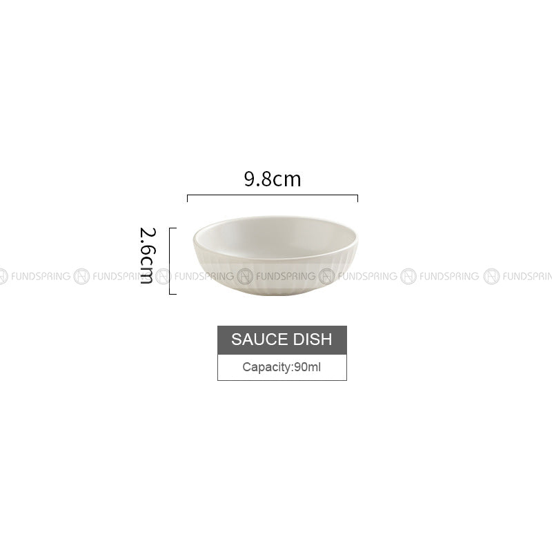Nordic Tableware Vertical Stripes Dinnerware Ceramic Bowls Plates Nordic Tableware Vertical Stripes Dinnerware Ceramic Bowls Plates
