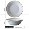 Minimalist Matte Ceramic Dinnerware Morandi Porcelain Bowls Plate Minimalist Matte Ceramic Dinnerware Morandi Porcelain Bowls Plate