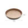 9.5-Inch Round Cake Mold Pizza Pan Champagne Nonstick Baking Pan 9.5-Inch Round Cake Mold Pizza Pan Champagne Nonstick Baking Pan