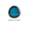 Creative Ceramic Plate Black with Blue Shallow Plate Round/Triangle Plate Platter
