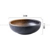 Kiln Change Ceramic Soup Bowl Large Noodle Bowl Spiral Texture Pot Kiln Change Ceramic Soup Bowl Large Noodle Bowl Spiral Texture Pot