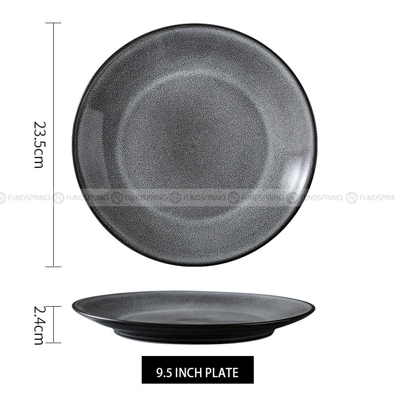 Ceramic Shallow Plate Dinner Plate Round Flat Plate Serving Plates Ceramic Shallow Plate Dinner Plate Round Flat Plate Serving Plates
