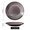 Ceramic Shallow Plate Dinner Plate Round Flat Plate Serving Plates Ceramic Shallow Plate Dinner Plate Round Flat Plate Serving Plates
