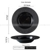 Mocaa Stone Series Black Dinner Plates Ceramic Dinnerware Plates Mocaa Stone Series Black Dinner Plates Ceramic Dinnerware Plates