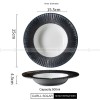Carll Solar Series Designer Dinnerware Ceramic Navy Stylish Dish Carll Solar Series Designer Dinnerware Ceramic Navy Stylish Dish