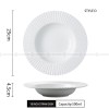 Nordic Dinnerware Carll Solar Series Ceramic White Dinner Plate Nordic Dinnerware Carll Solar Series Ceramic White Dinner Plate