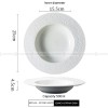Mocaa Stone Series White Tableware Ceramic Dinnerware Shallow Plate
