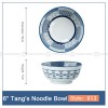 Blue and White Ceramic Bowl Under Glazed Japan Style 6" Bowl Set of 4 Blue and White Ceramic Bowl Under Glazed Japan Style 6" Bowl Set of 4