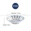 Japanese Blue and White Ceramic Deep Plates Pasta Bowl 7" Set of 4 Japanese Blue and White Ceramic Deep Plates Pasta Bowl 7" Set of 4