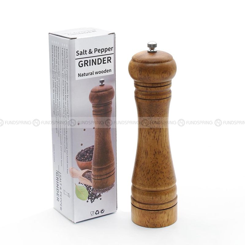 Elegant WoodCraft Manual Salt and Pepper Grinder Set Elegant WoodCraft Manual Salt and Pepper Grinder Set