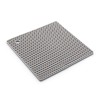 Honeycomb Design Silicone Square Insulation Pad - Non-Slip and Anti-Ironing Protection Honeycomb Design Silicone Square Insulation Pad - Non-Slip and Anti-Ironing Protection