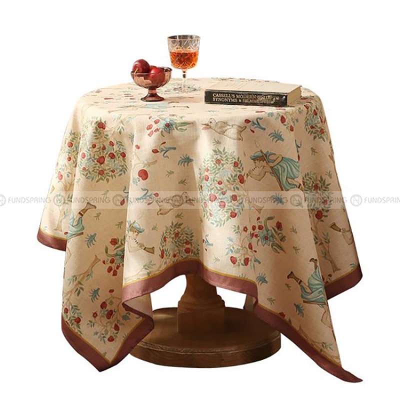 Tatiana Tablecloth Retro Table Mat Waterproof Table Cover Table Cloth Tatiana Tablecloth Retro Table Mat Waterproof Table Cover Table Cloth