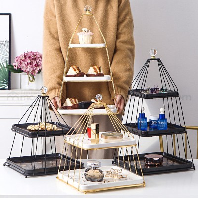 Multi-layer Pastry Fruit Plate Storage Rack Afternoon Tea Cupcake Display Stand Multi-layer Pastry Fruit Plate Storage Rack Afternoon Tea Cupcake Display Stand