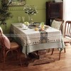 Hoopoe Tablecloth Vintage Tablecloth Thickened Spun Linen Table Cover Hoopoe Tablecloth Vintage Tablecloth Thickened Spun Linen Table Cover