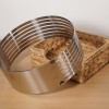 Stainless Steel Adjustable Cake Slicer Mousse Ring - 12-Inch Stainless Steel Adjustable Cake Slicer Mousse Ring - 12-Inch