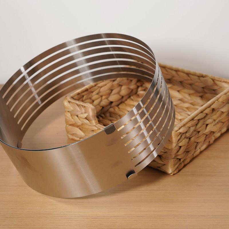 Stainless Steel Adjustable Cake Slicer Mousse Ring - 12-Inch Stainless Steel Adjustable Cake Slicer Mousse Ring - 12-Inch