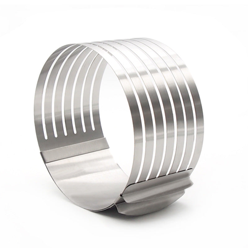 Stainless Steel Adjustable Cake Slicer Mousse Ring - 12-Inch Stainless Steel Adjustable Cake Slicer Mousse Ring - 12-Inch