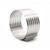 Stainless Steel Baking Mold Adjustable Cake Slicer Mousse Ring 7.8-Inch Stainless Steel Baking Mold Adjustable Cake Slicer Mousse Ring 7.8-Inch