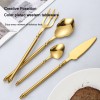 Creative Cutlery Set Sea King Design Knife, Fork, Spoon 304 Stainless Steel Mirror Polished Creative Cutlery Set Sea King Design Knife, Fork, Spoon 304 Stainless Steel Mirror Polished