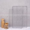 Oven-Safe Stainless Steel Wire Rack Set for Cooking and Cooling - Perfect Size, No Warping, Grid Design, Easy to Clean Oven-Safe Stainless Steel Wire Rack Set for Cooking and Cooling - Perfect Size, No Warping, Grid Design, Easy to Clean