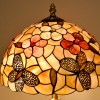 Tiffany Lamp Table Lamp with Shell Lampshade and Brass Swan Lamp Stand Tiffany Lamp Table Lamp with Shell Lampshade and Brass Swan Lamp Stand