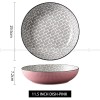 Nordic Minimalist Dinnerware Ceramic Basin Large Deep Soup Bowl 11.5''