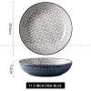 Nordic Minimalist Dinnerware Ceramic Basin Large Deep Soup Bowl 11.5''